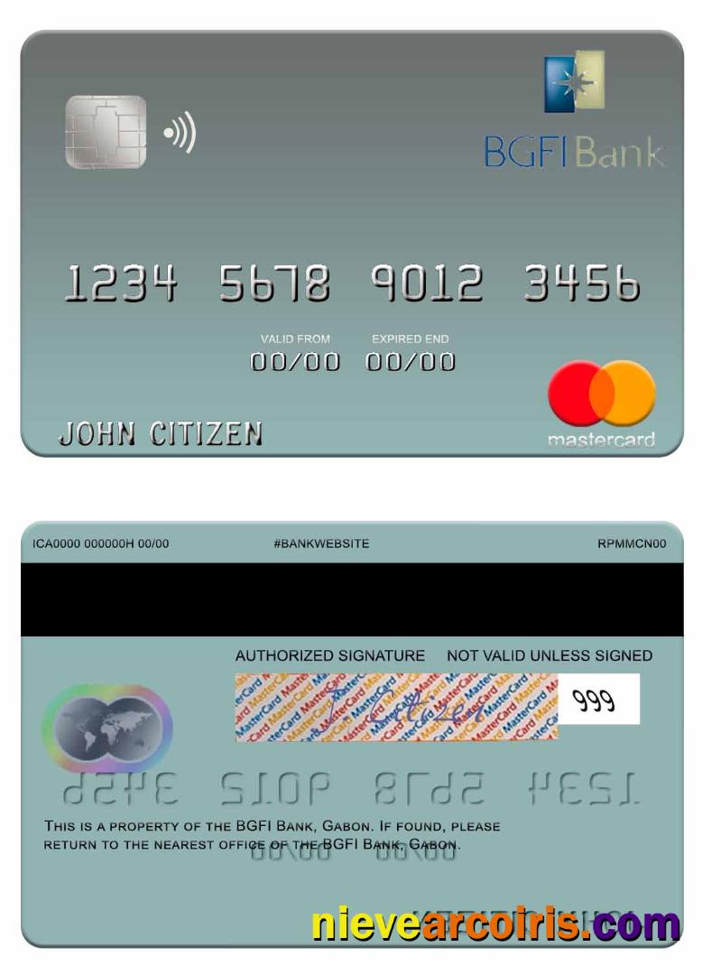 Gabon BGFI Bank mastercard
